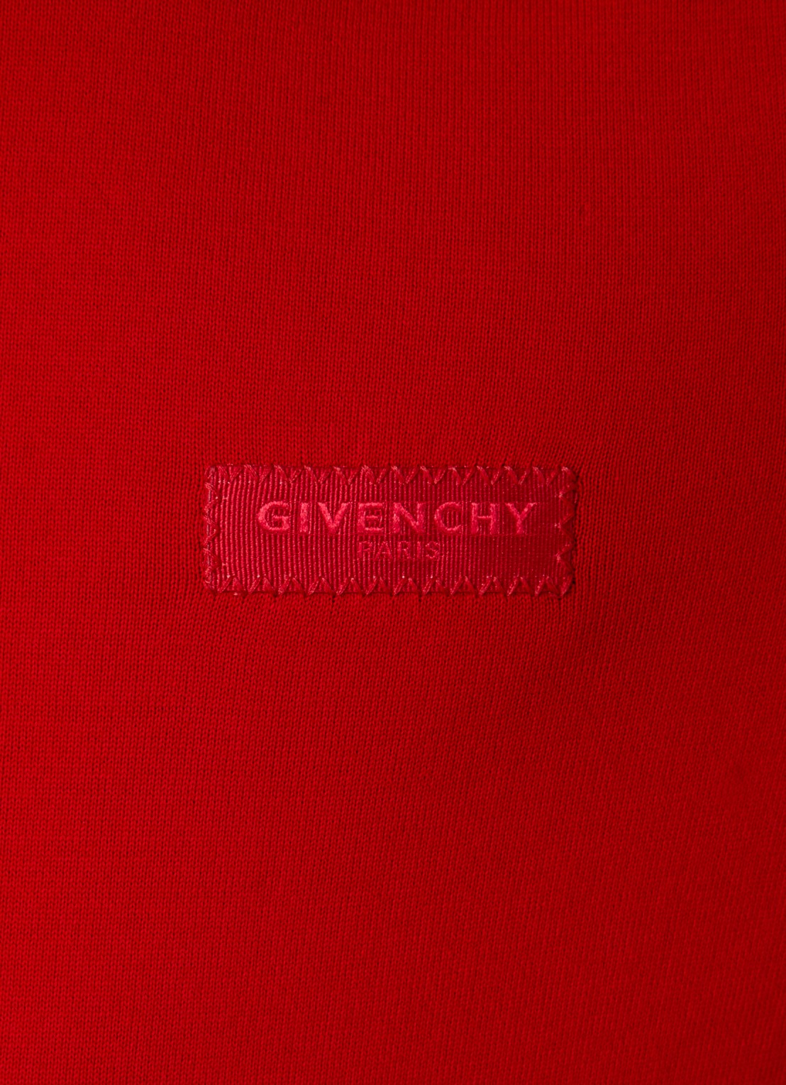 Givenchy T-shirt met logoborduring - detail 5 rood