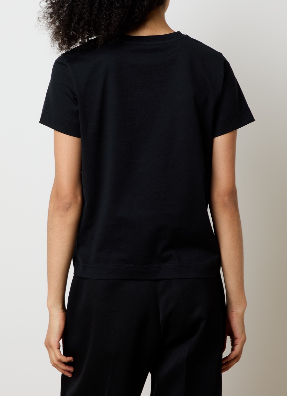 Givenchy T-shirt met logoprint  - achterkant 5 zwart