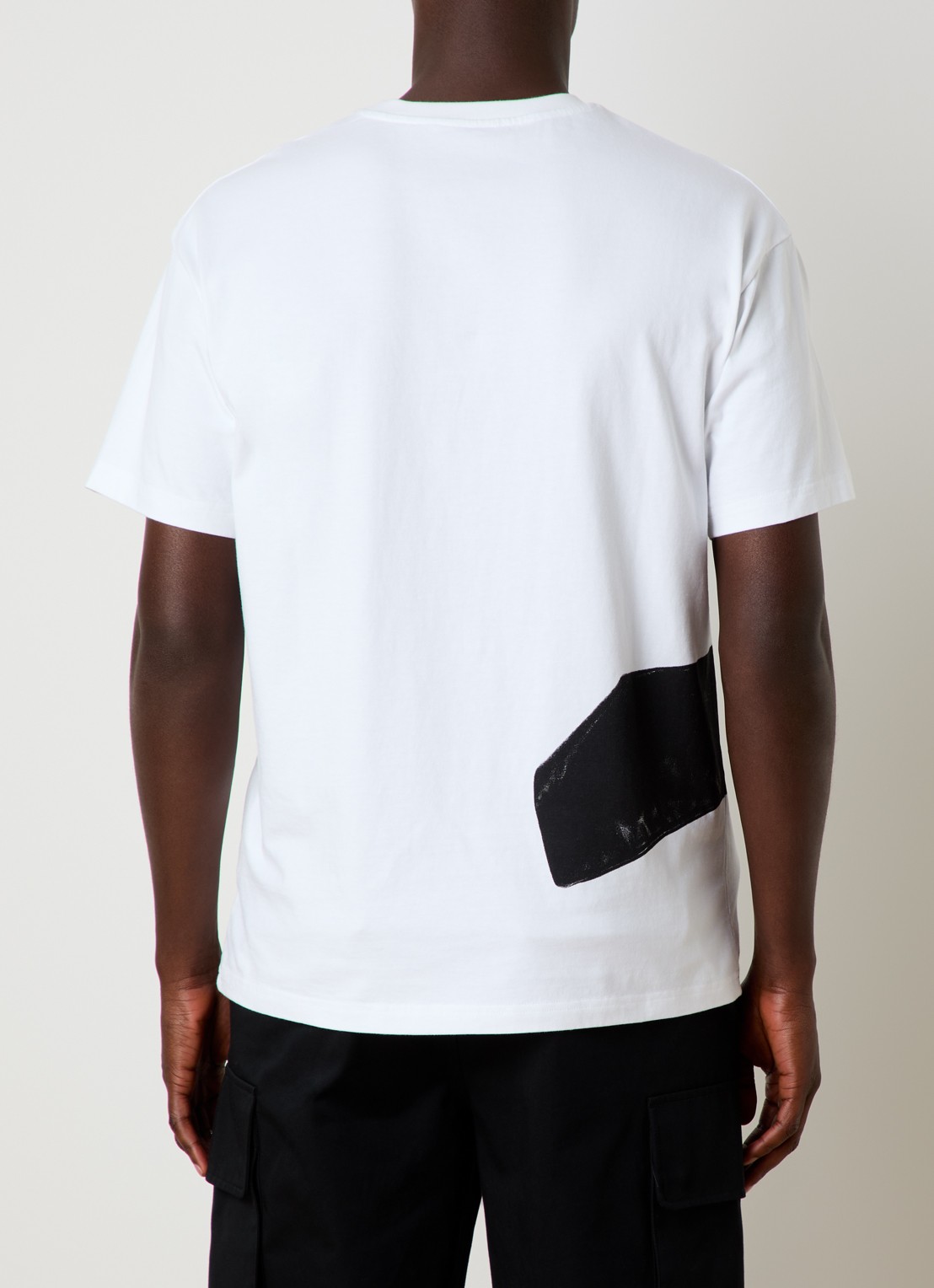 Givenchy T-shirt met print en logo - achterkant 5 wit