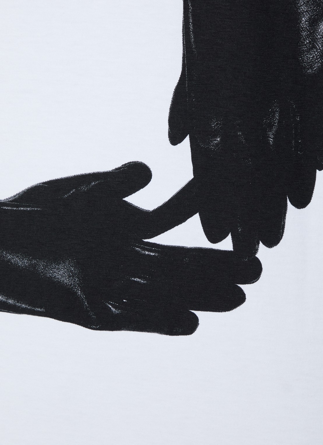 Givenchy T-shirt met print en logo - detail 4 wit
