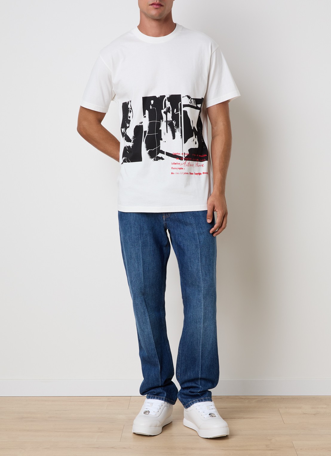 Givenchy T-shirt met print - voorkant 5 gebroken wit