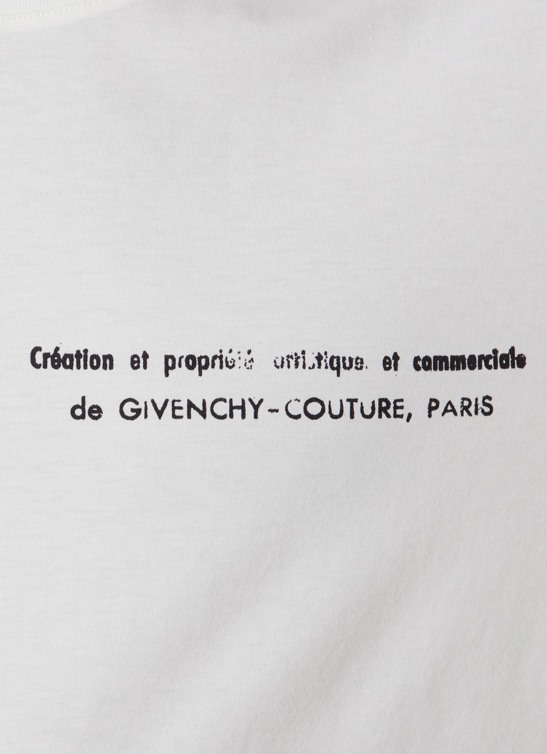 Givenchy T-shirt met print - detail 5 wit