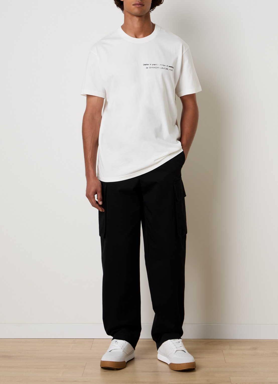 Givenchy T-shirt met print - voorkant 2 wit