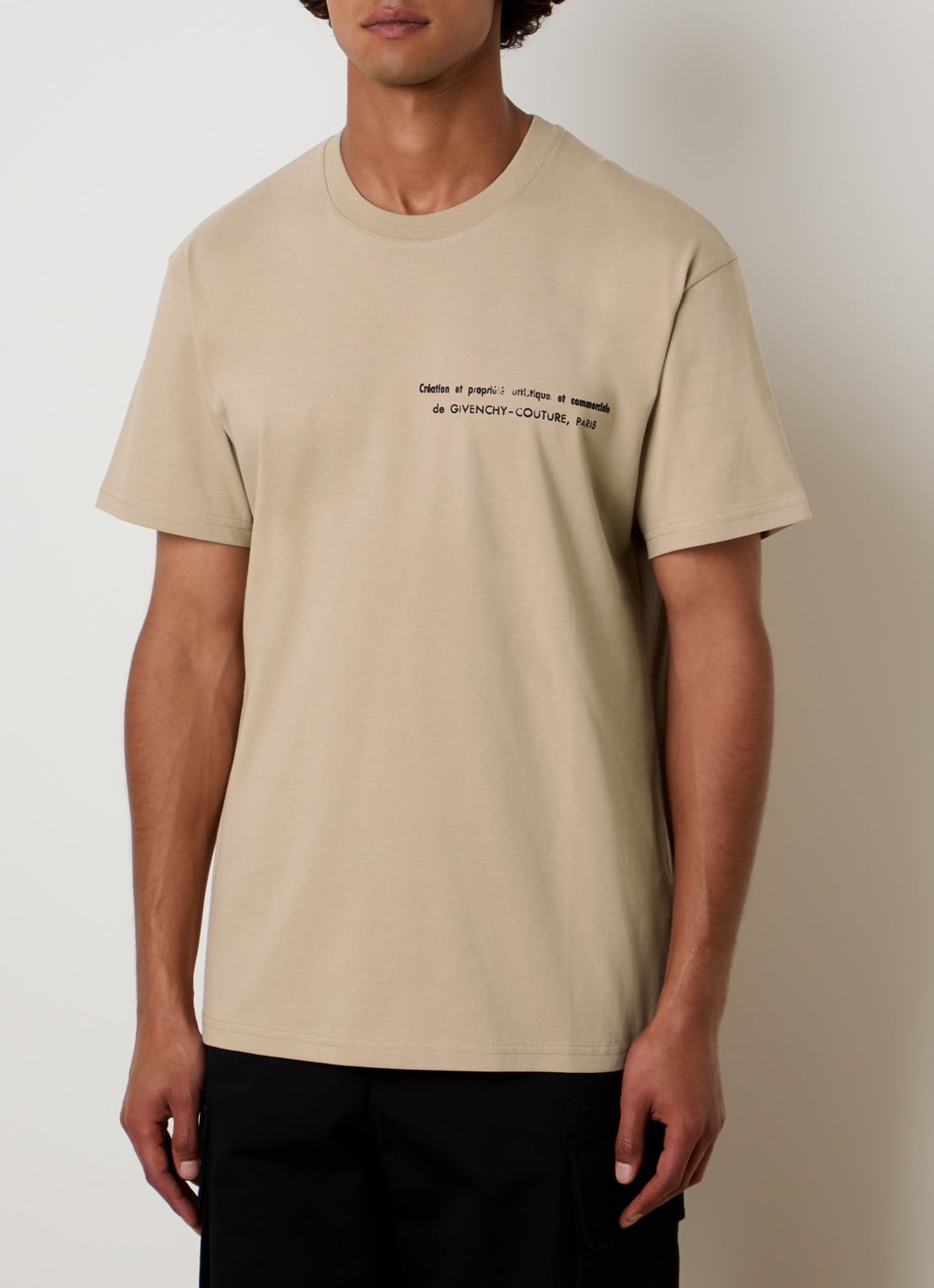 Givenchy T-shirt met print - achterkant 3 camel