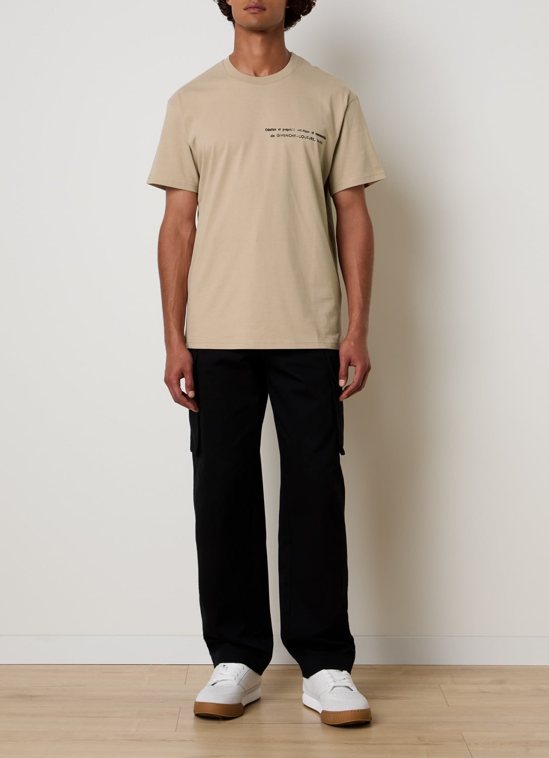 Givenchy T-shirt met print - voorkant 5 camel