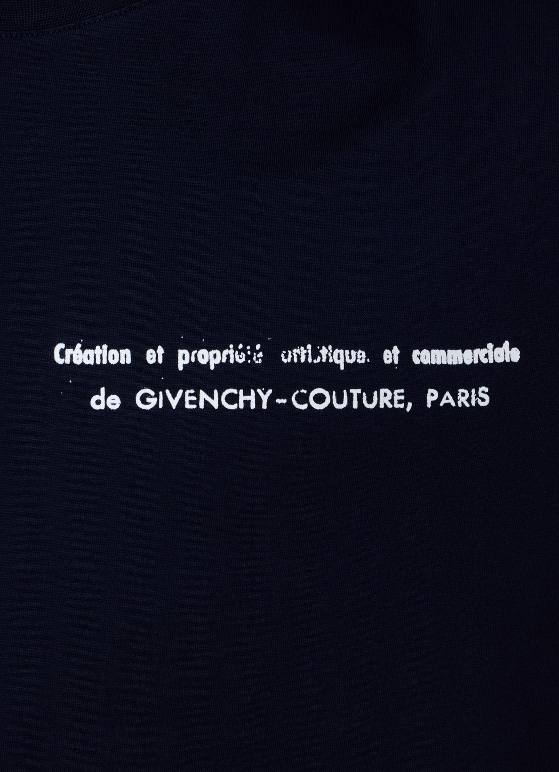 Givenchy T-shirt met print - detail 2 donkerblauw