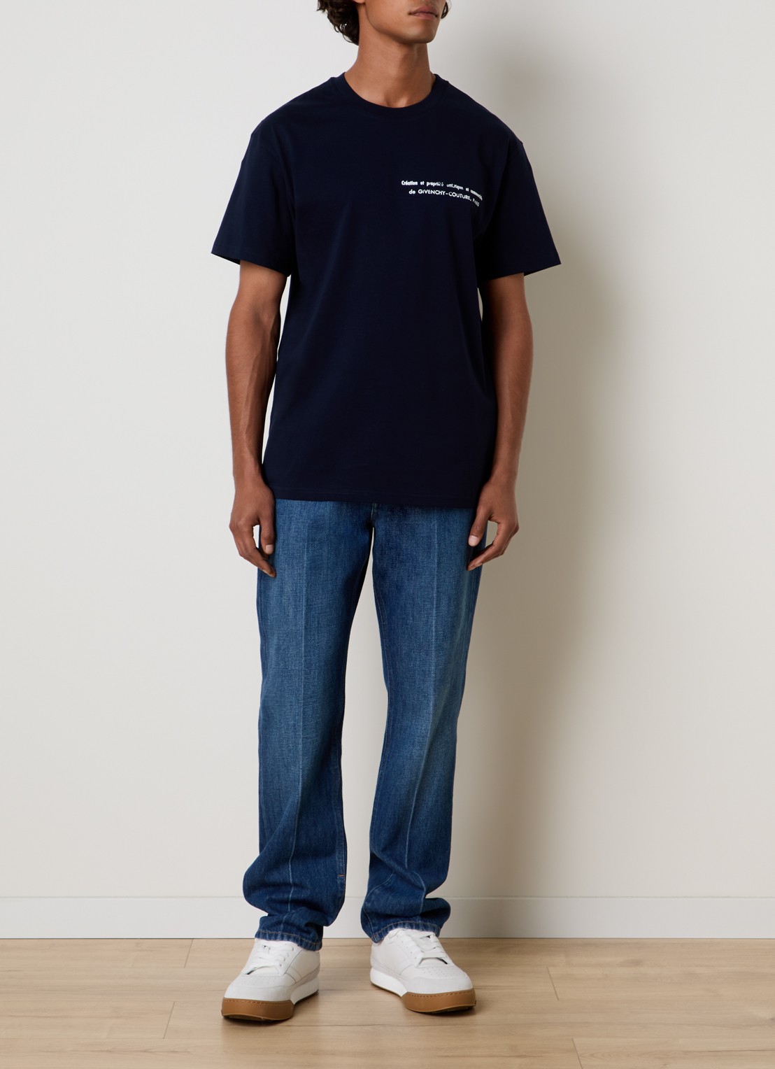 Givenchy T-shirt met print - voorkant 4 donkerblauw