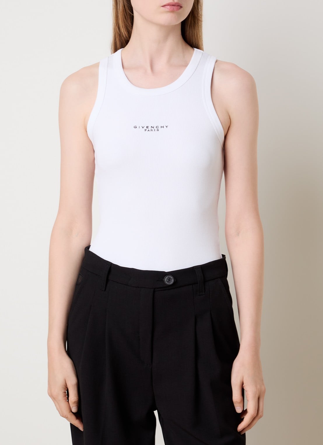 Givenchy Tanktop met logo - detail 4 wit