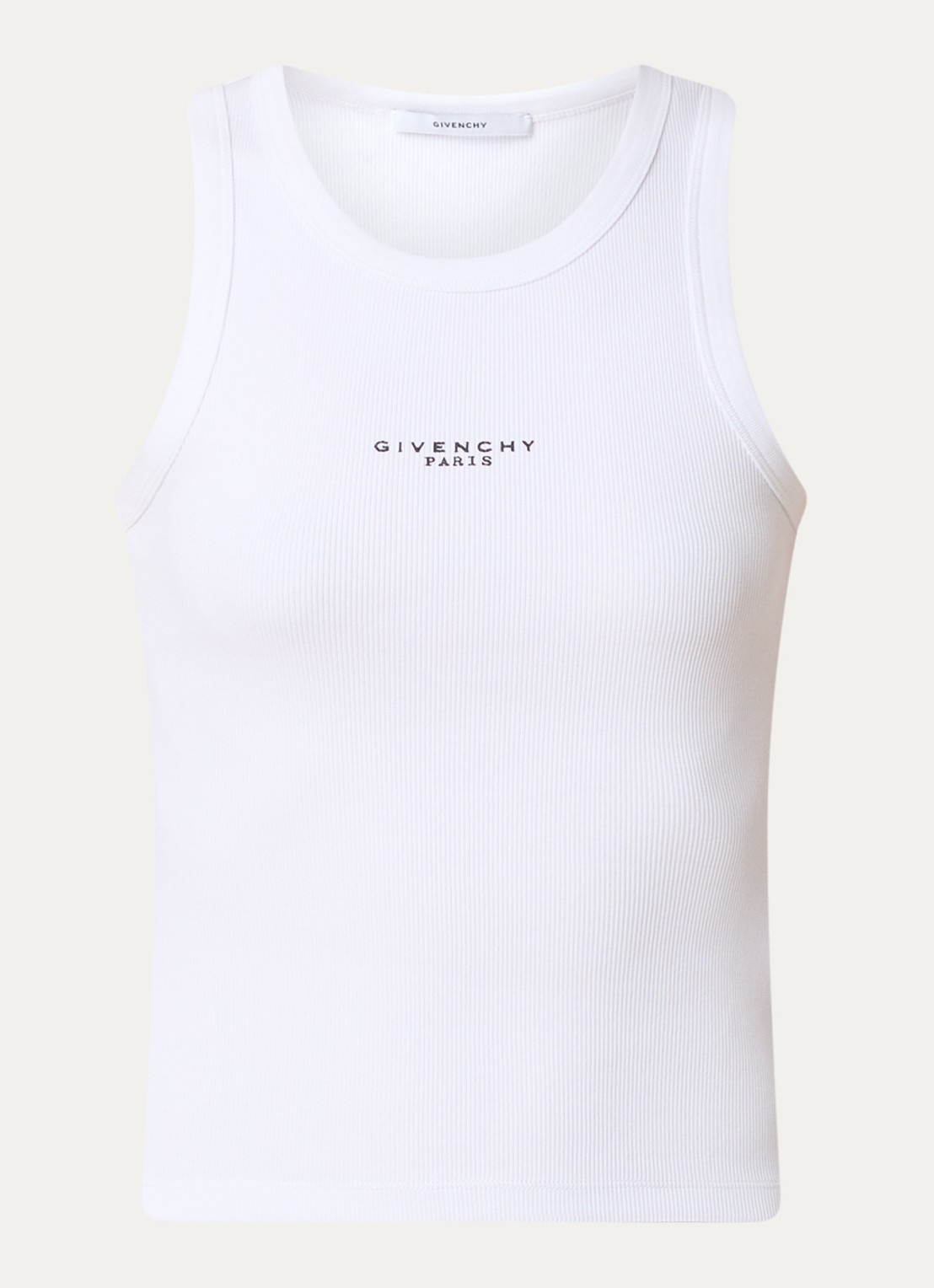 Givenchy Tanktop met logo - voorkant wit