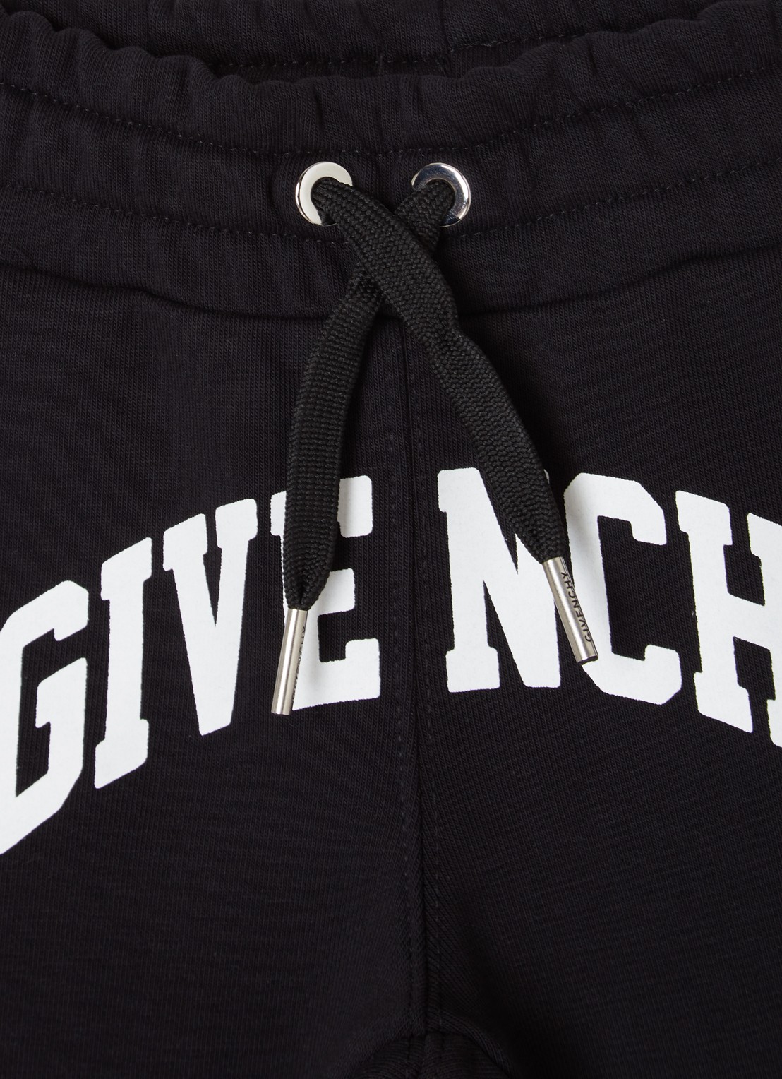 Givenchy Tapered fit joggingbroek met logoprint - detail zwart