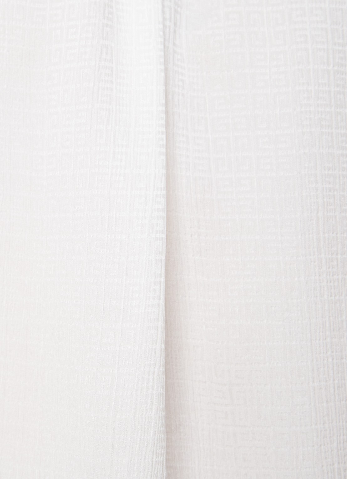 Givenchy Tuniek van zijde met logoprint en strikdetail - detail 5 gebroken wit