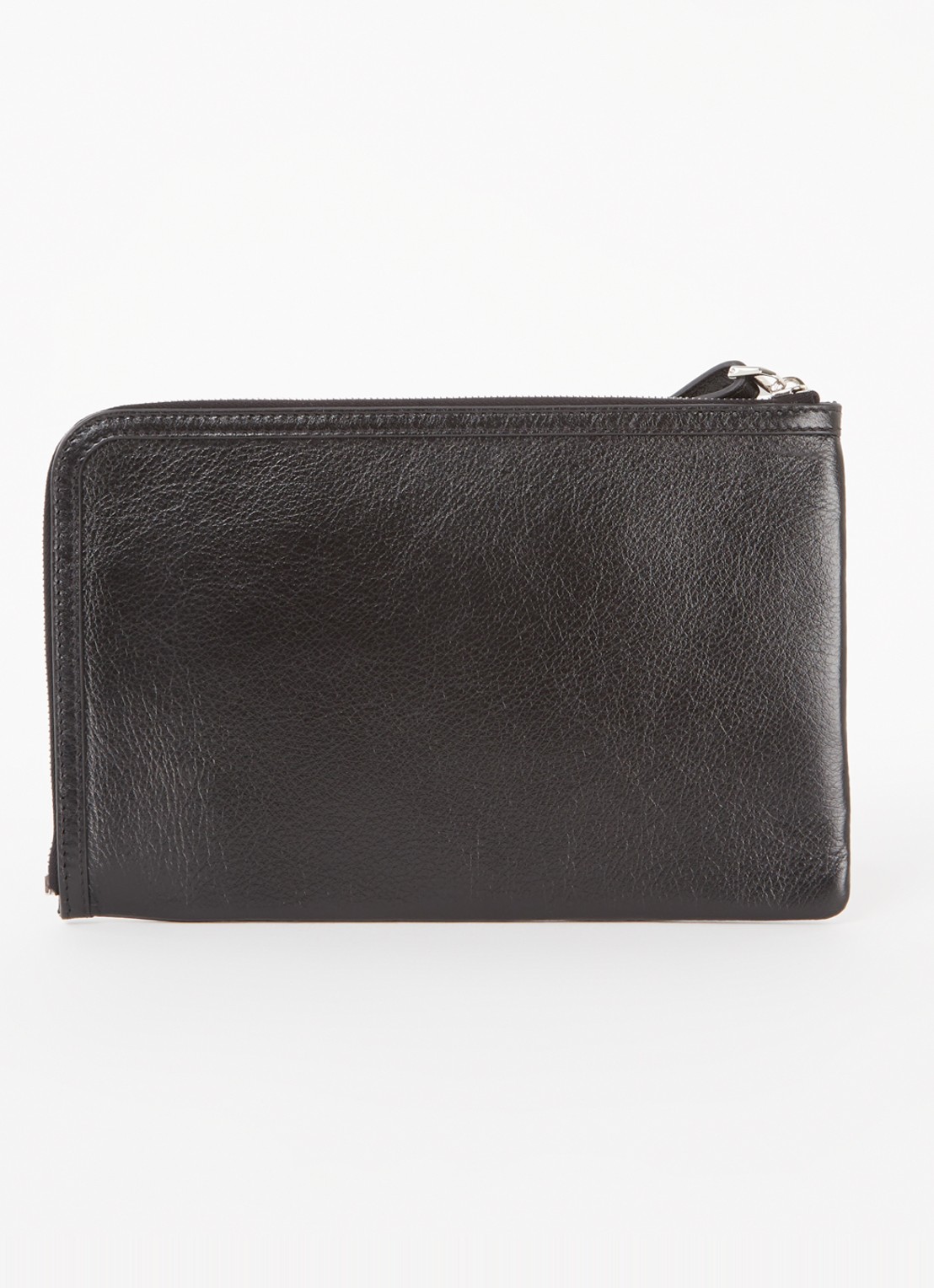 Givenchy Voyou clutch van kalfsleer  - achterkant zwart