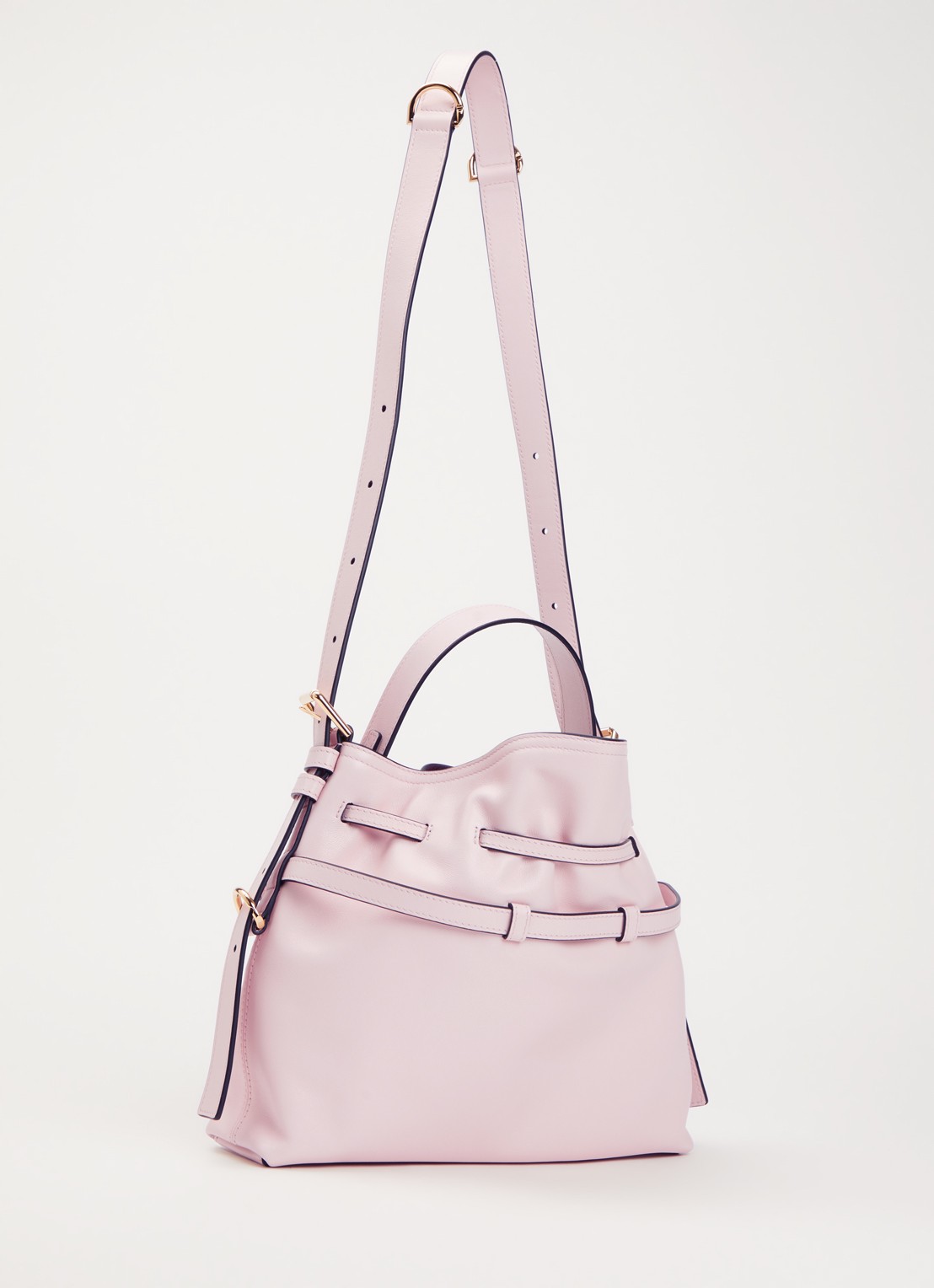 Givenchy Voyou Small schoudertas van kalfsleer - achterkant 6 roze