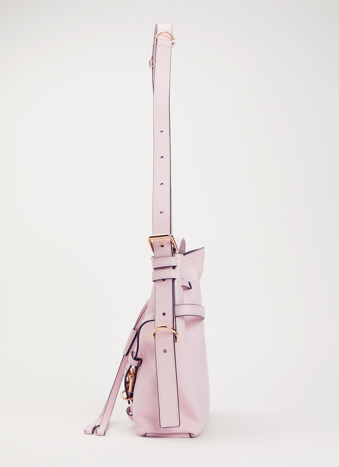 Givenchy Voyou Small schoudertas van kalfsleer - detail 2 roze