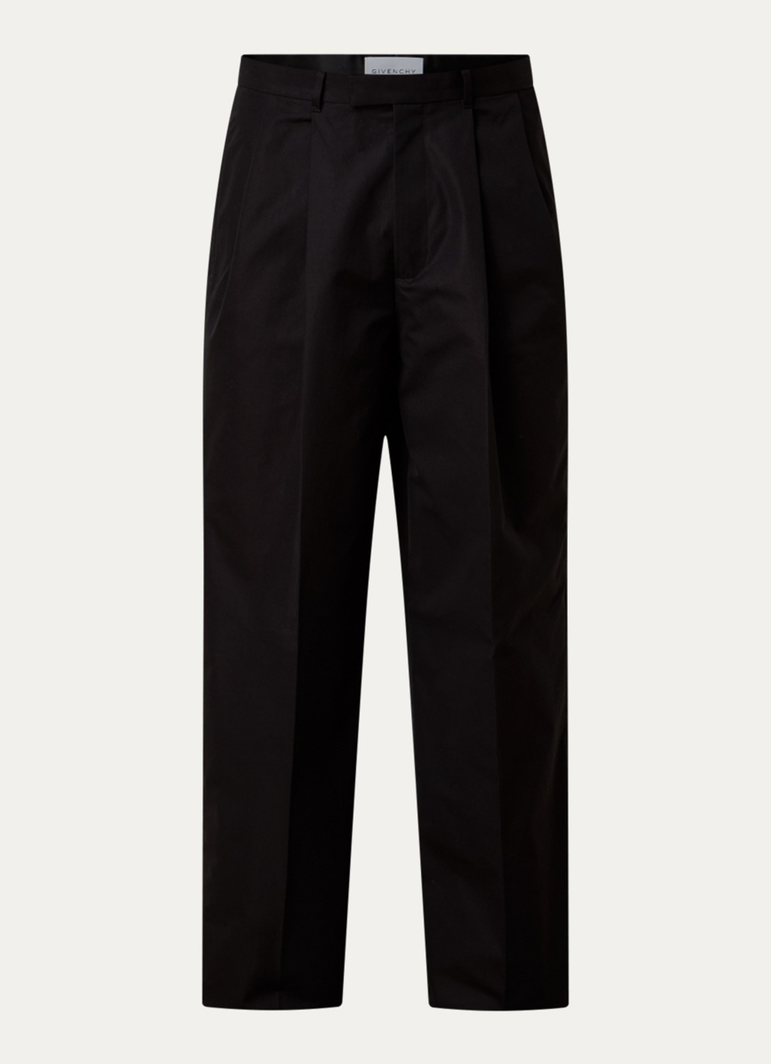 Givenchy Wide fit pantalon met steekzakken - voorkant 4 zwart