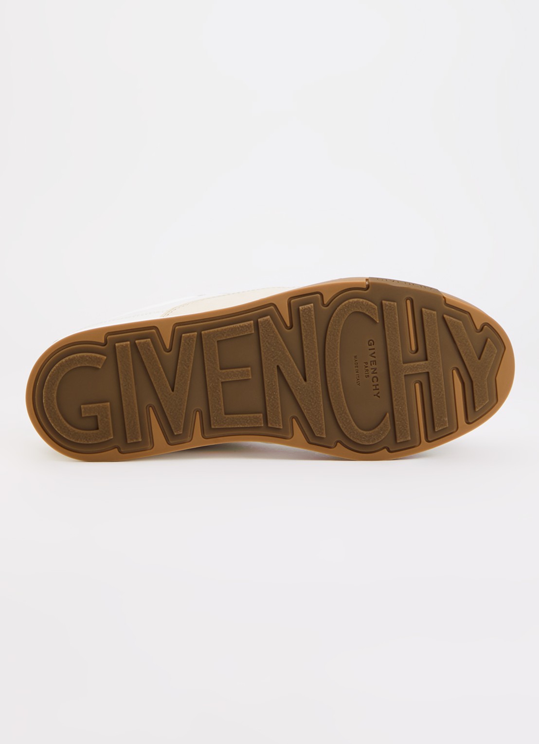 Givenchy Yard Court sneaker van kalfsleer met nubuck details - detail 5 wit