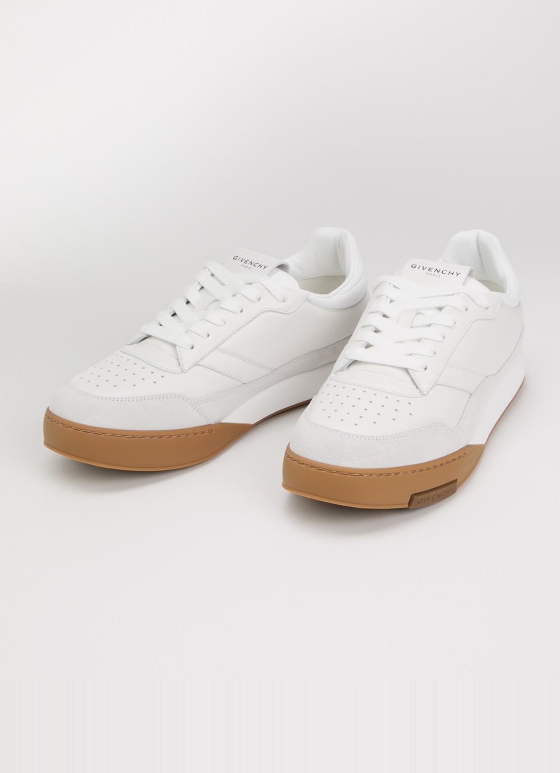 Givenchy Yard sneaker van kalfsleer met details van suède - detail 2 wit