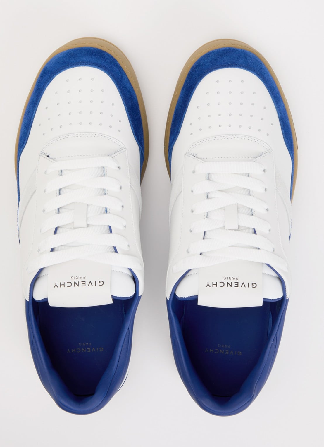 Givenchy Yard sneaker van kalfsleer  met suède details - detail 4 blauw