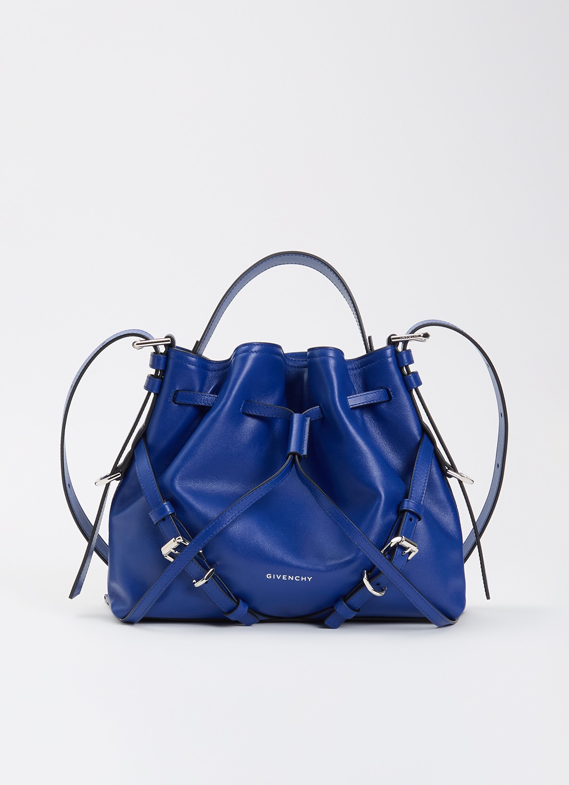 Givenchy Youyou schoudertas van kalfsleer - voorkant 6 kobaltblauw