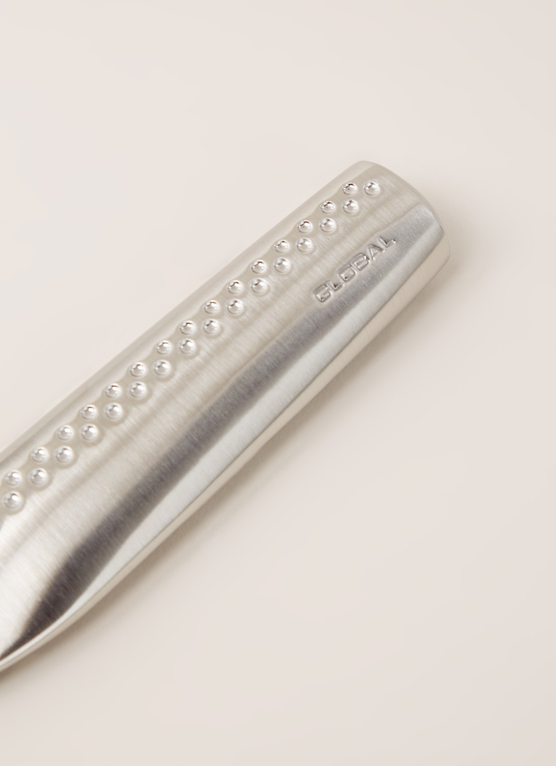 Global GNS-02 universeel mes  - detail zilver