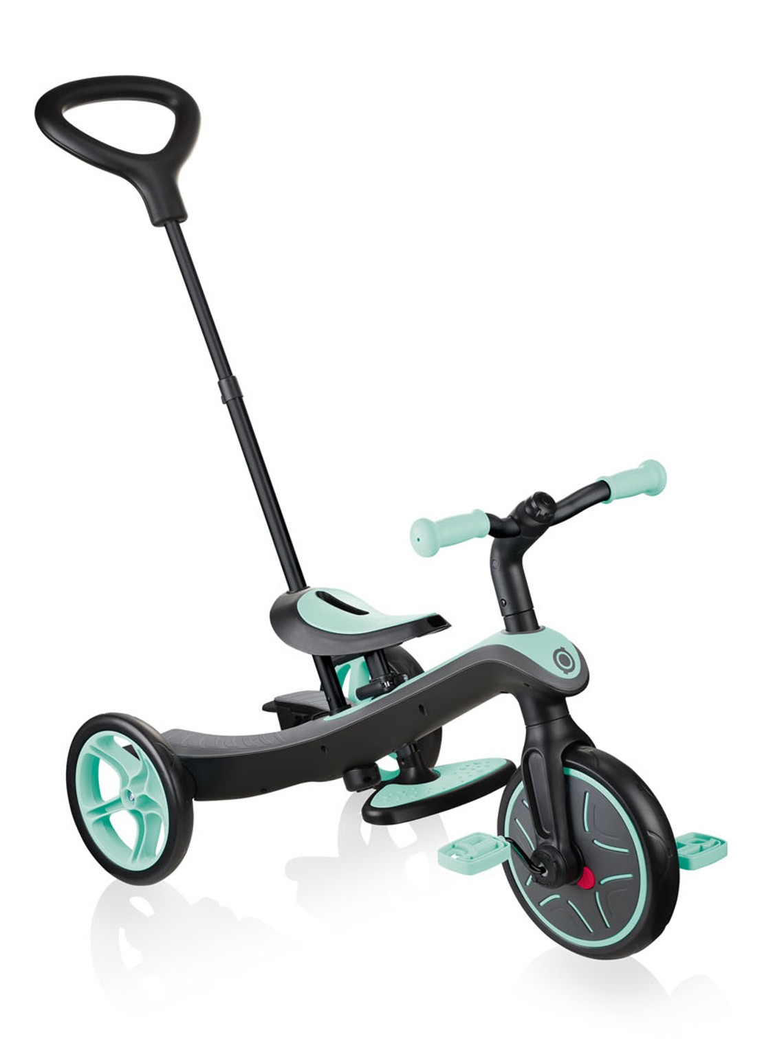 Globber Loopfiets Trike Explorer 4 in 1 - voorkant 2 mint