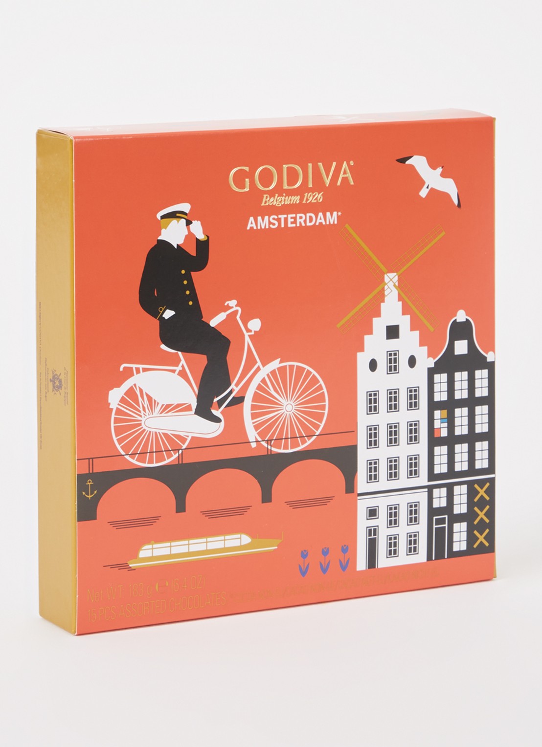 Godiva Godiva Amsterdam bonbons 15 stuks - voorkant 2 undefined