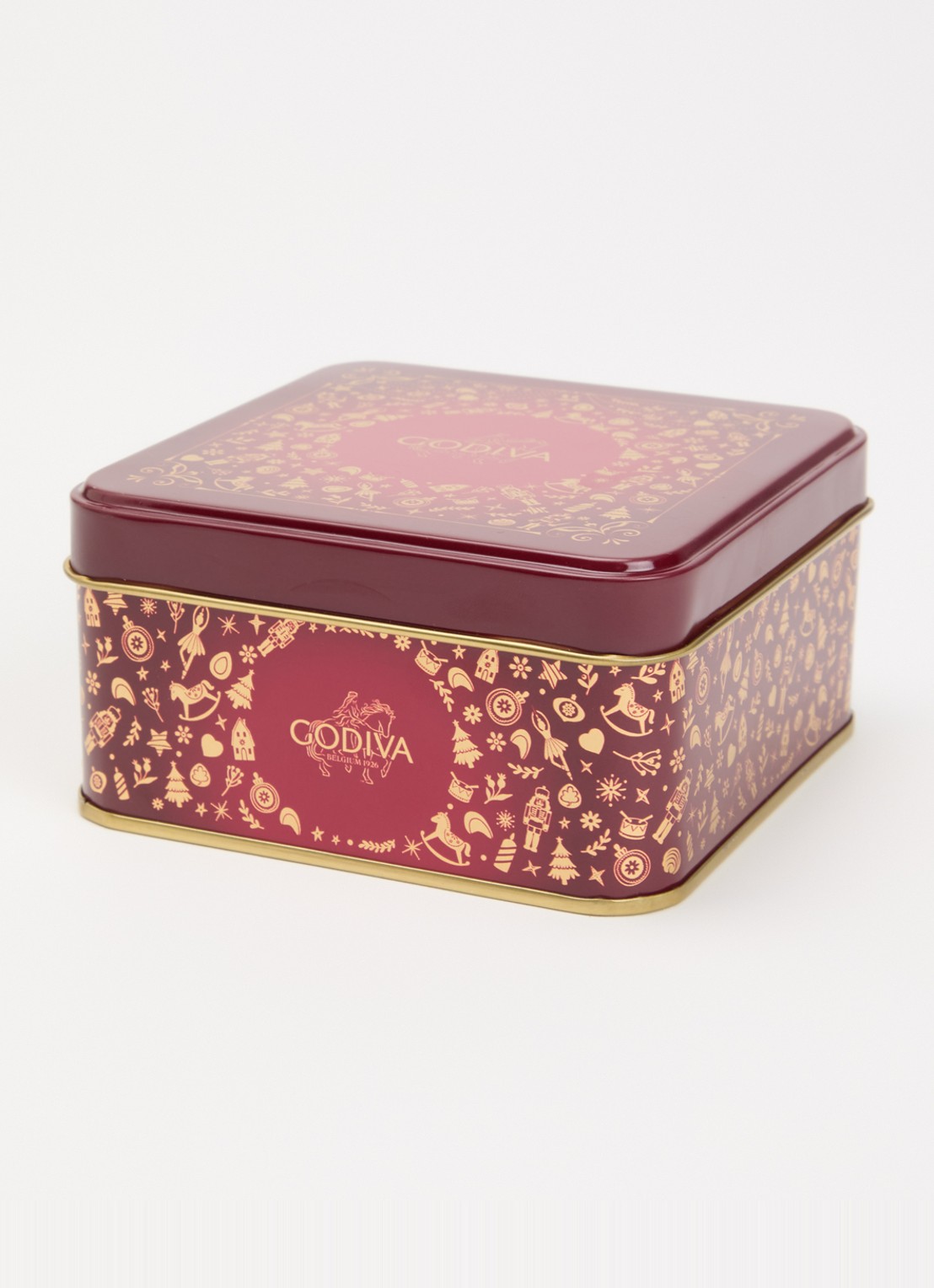 Godiva Holiday chocolade bonbons in geschenkblik 98 gram - detail undefined