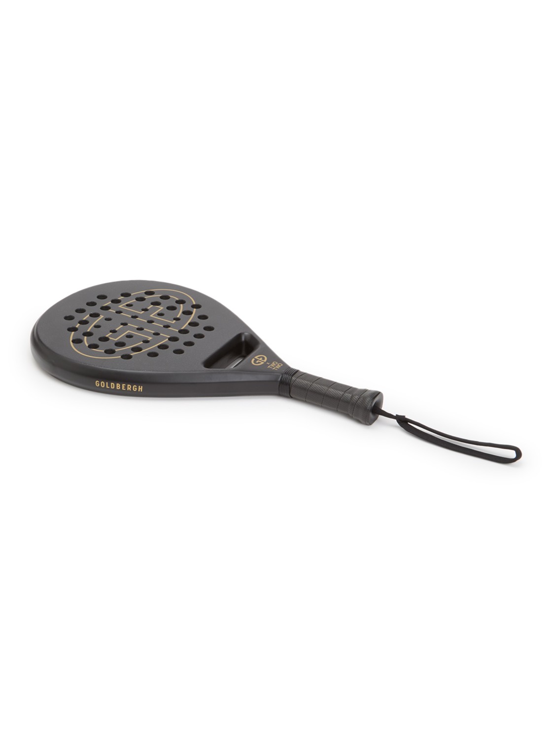 Goldbergh Block padel racket  - voorkant zwart