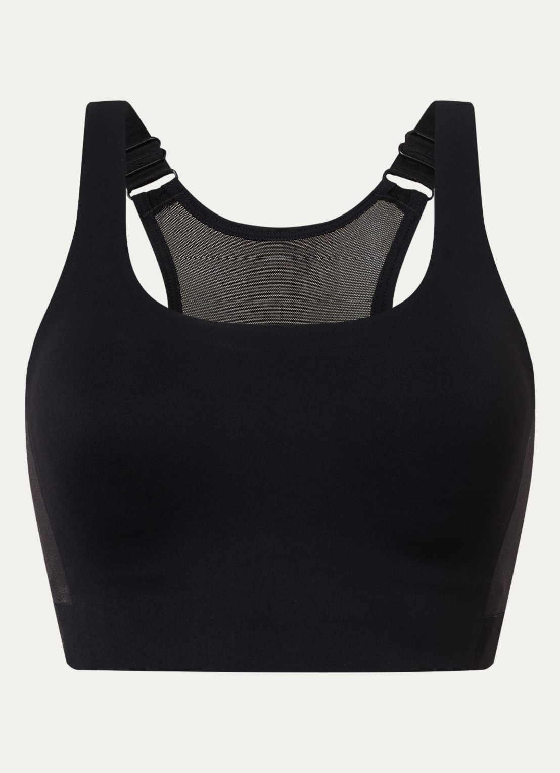 Goldbergh Caprisa sport bh met medium support - voorkant zwart