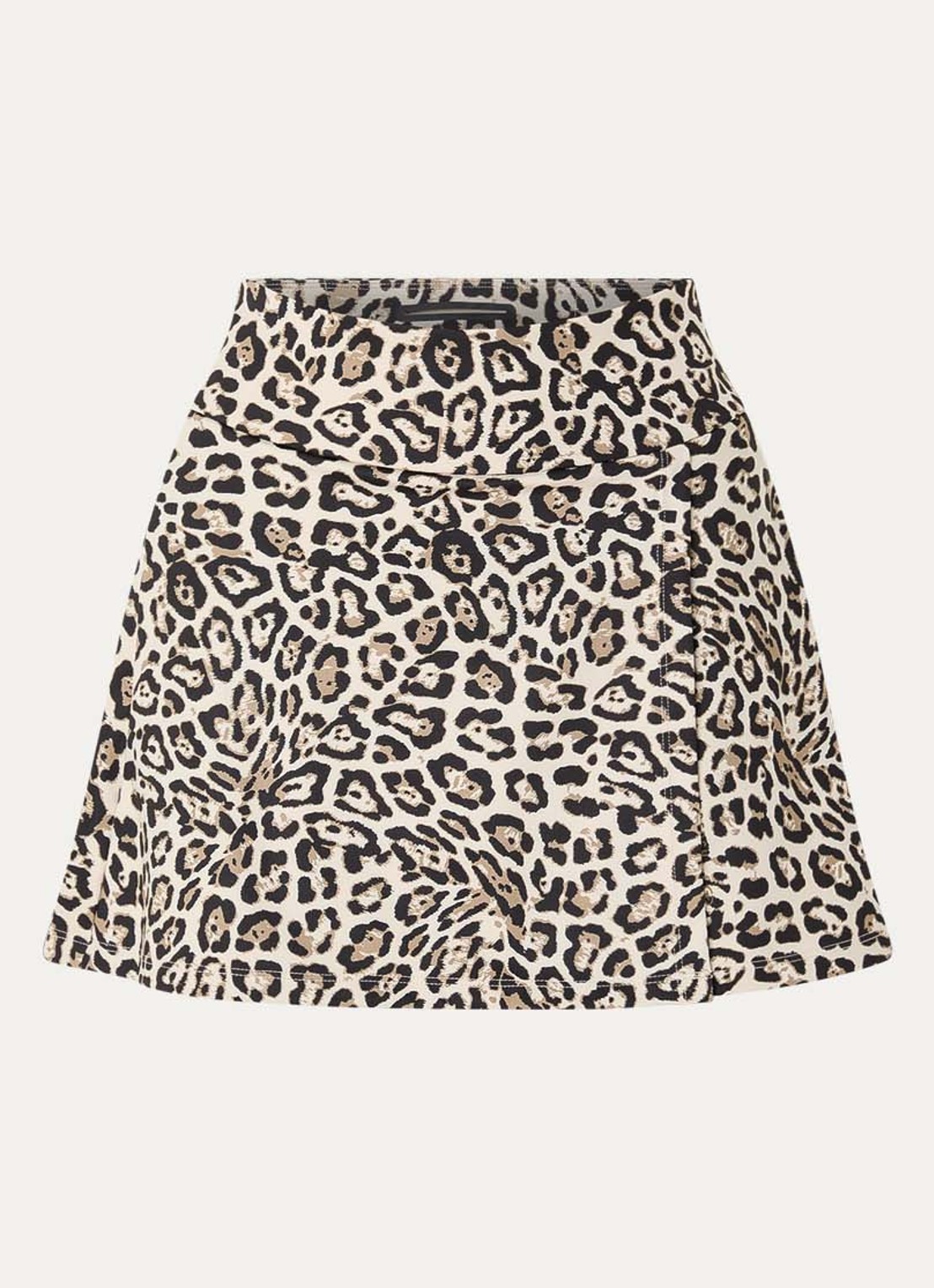 Goldbergh Cat mini broekrok met panterprint - voorkant 4 beige