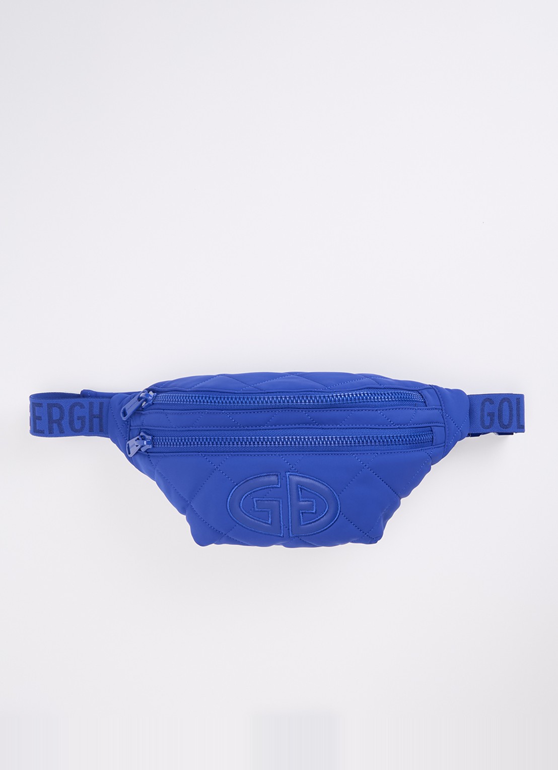 Goldbergh Col heuptas met quilt patroon - voorkant 5 blauw