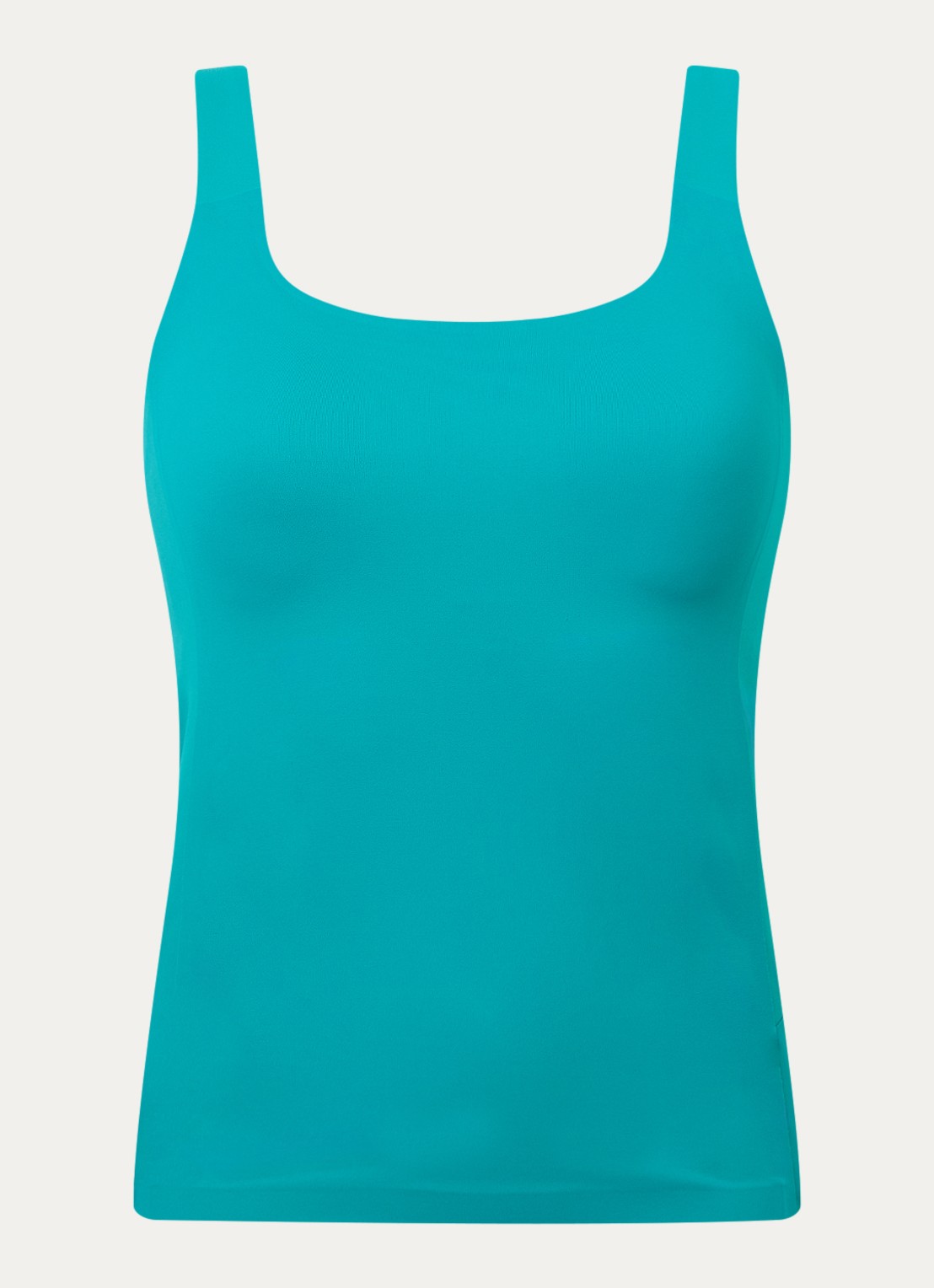 Goldbergh Dalia singlet met medium support - voorkant 3 turquoise