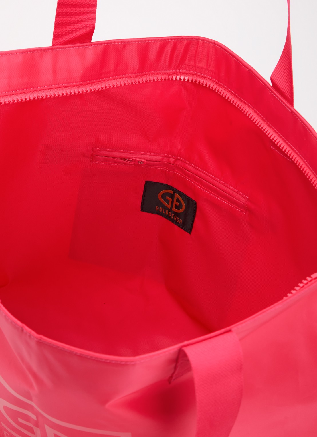 Goldbergh Famous shopper met logo - detail 2 roze
