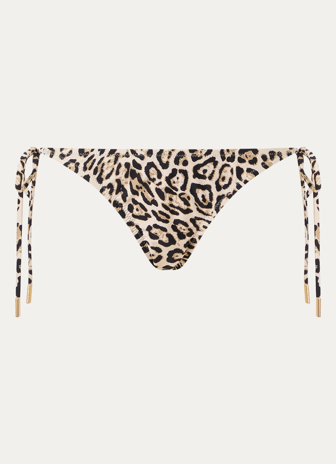 Goldbergh Froce bikinislip met panterprint - voorkant 3 beige