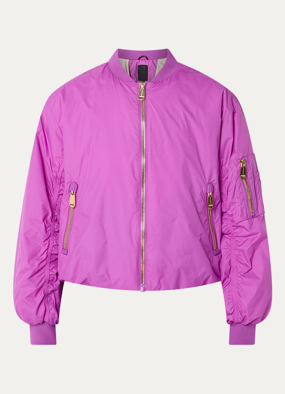 Goldbergh Isolana bomberjack met ritszakken  - voorkant 2 paars