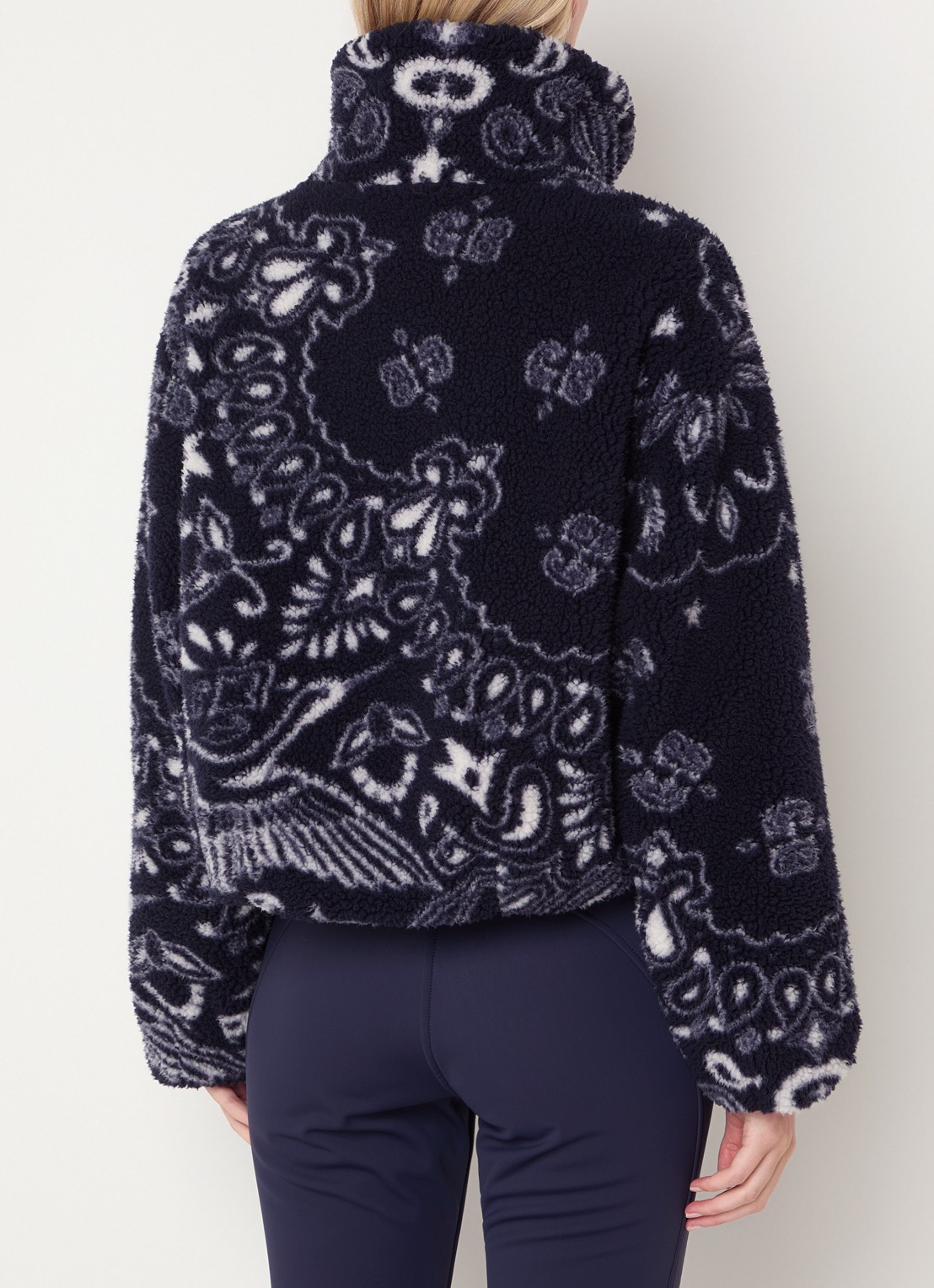 Goldbergh Jack van teddy met print - achterkant donkerblauw