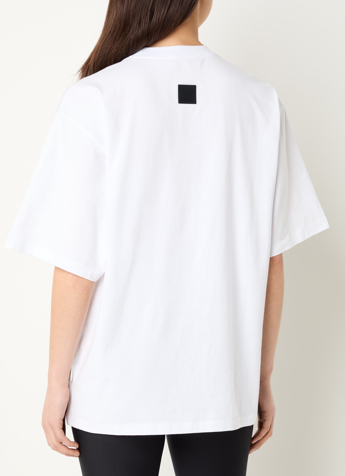 Goldbergh Kir Royal T-shirt van  katoen met print - achterkant 4 wit