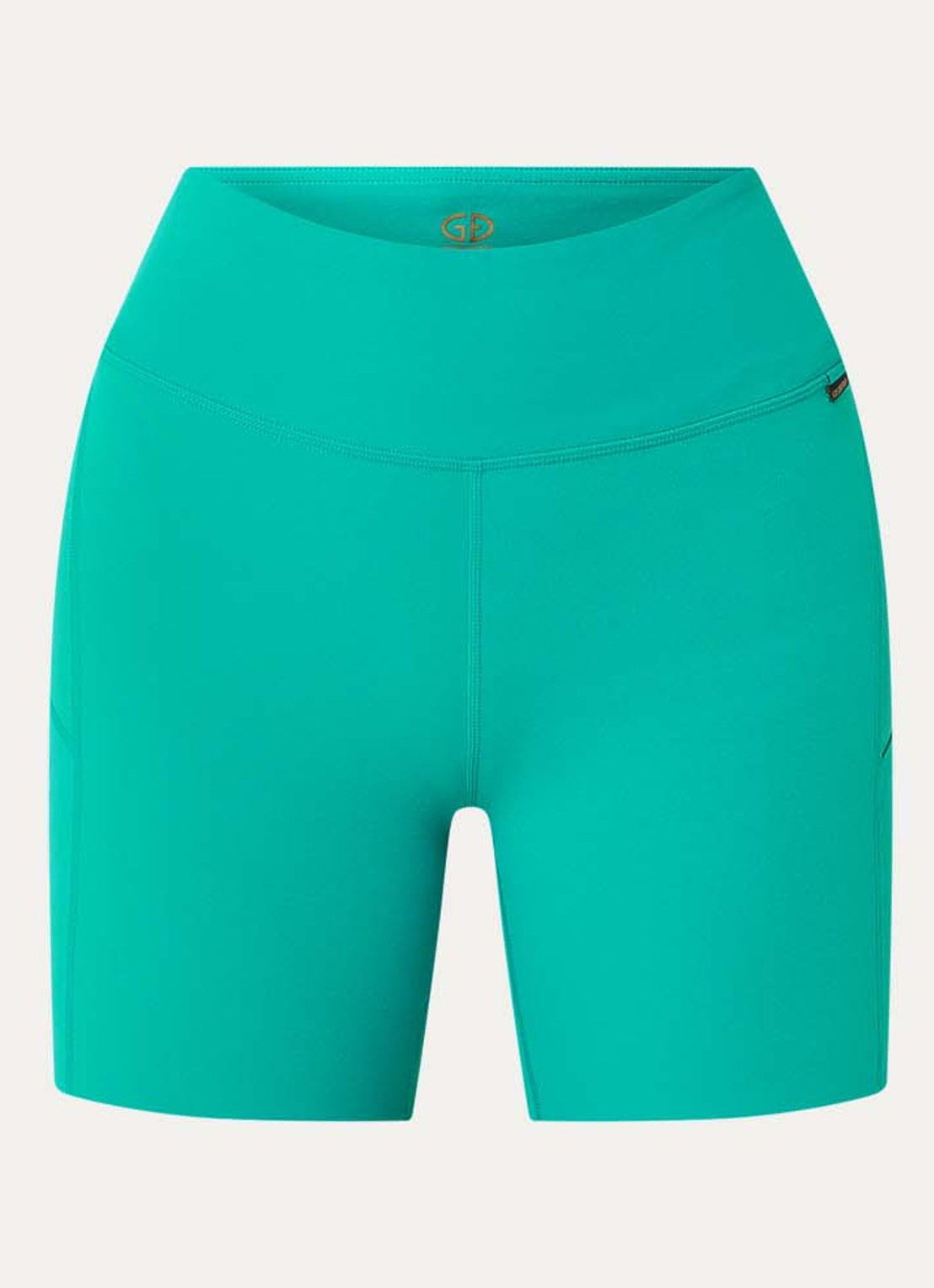 Goldbergh Lilou high waist trainingslegging - voorkant turquoise