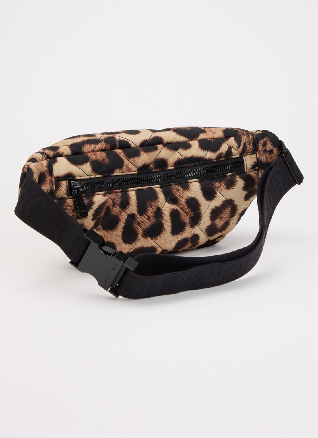 Goldbergh Loreana heuptas met panterprint en logo - achterkant bruin