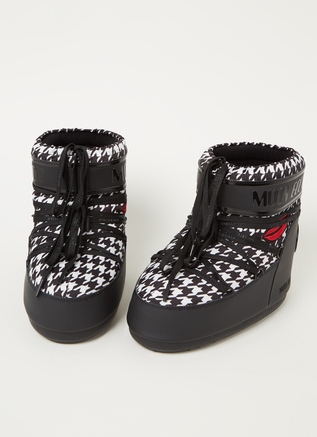 Goldbergh Love snowboot met grafische print - detail 2 wit