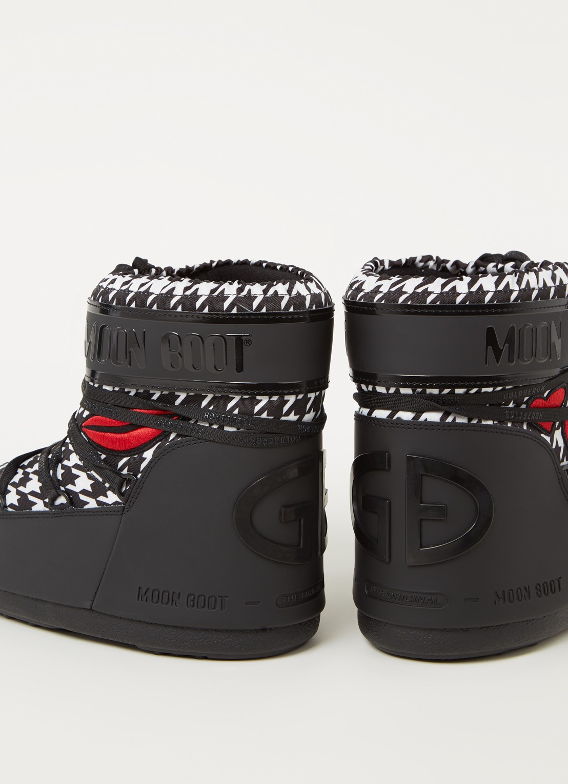 Goldbergh Love snowboot met grafische print - detail 3 wit