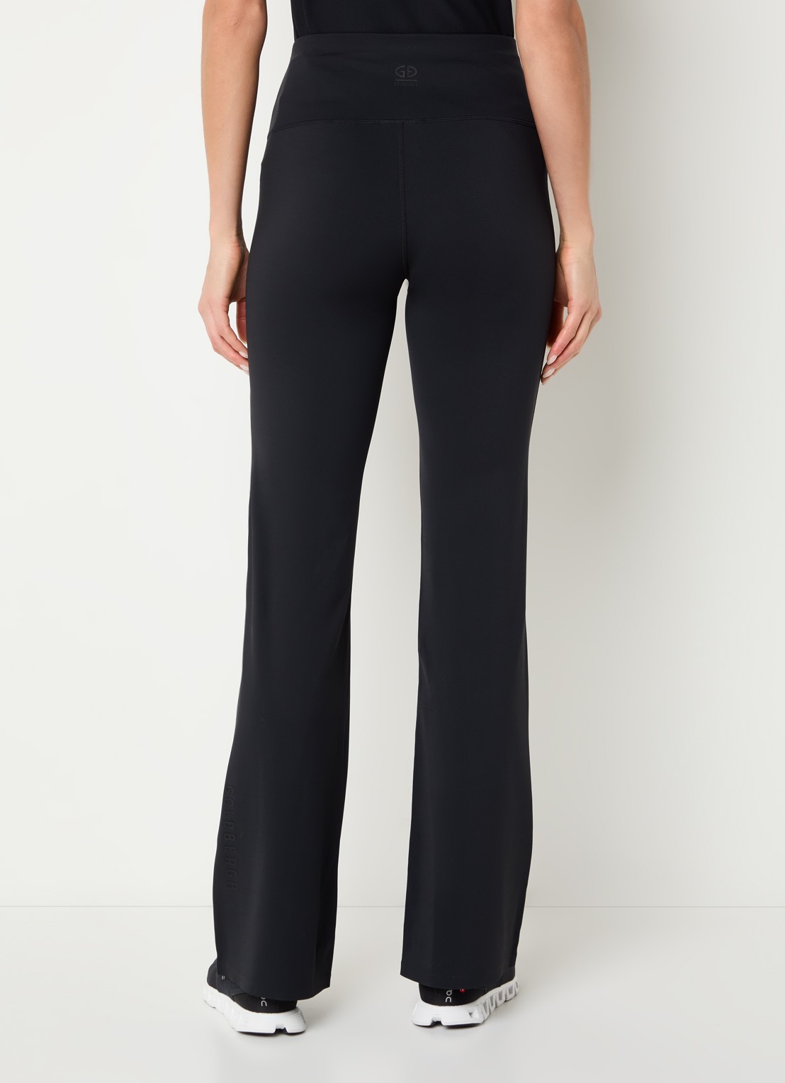 Goldbergh Lunge high waist flared fit legging - achterkant zwart