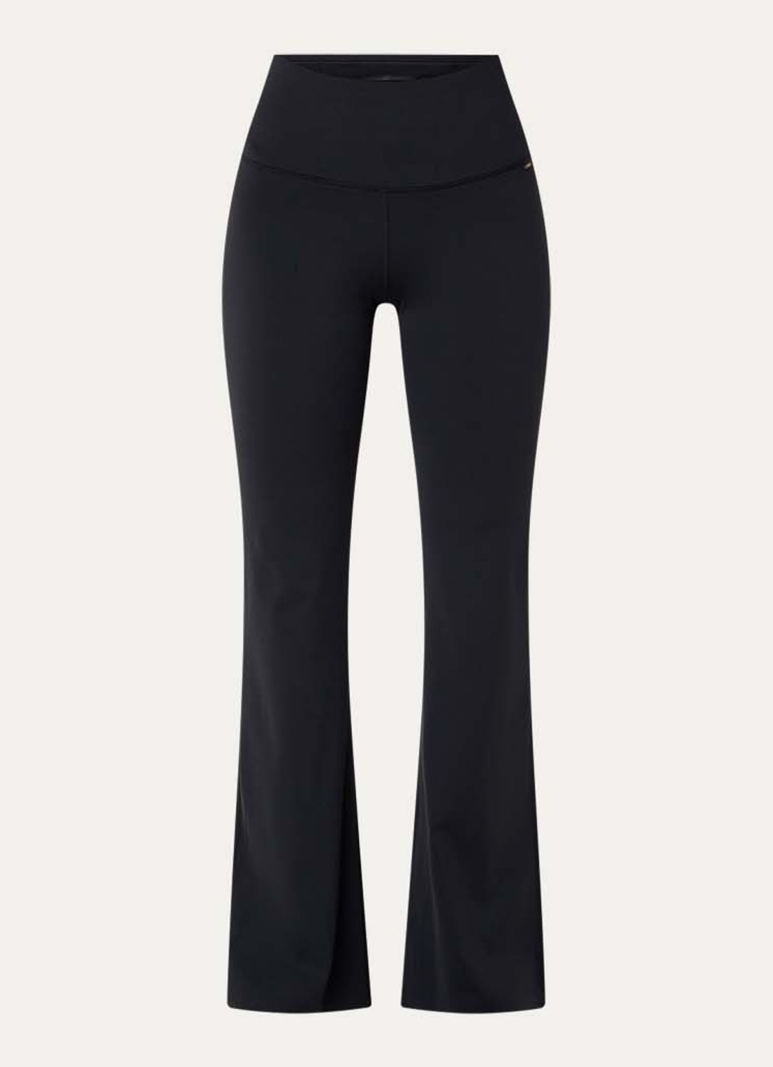 Goldbergh Lunge high waist flared fit legging - voorkant 4 zwart