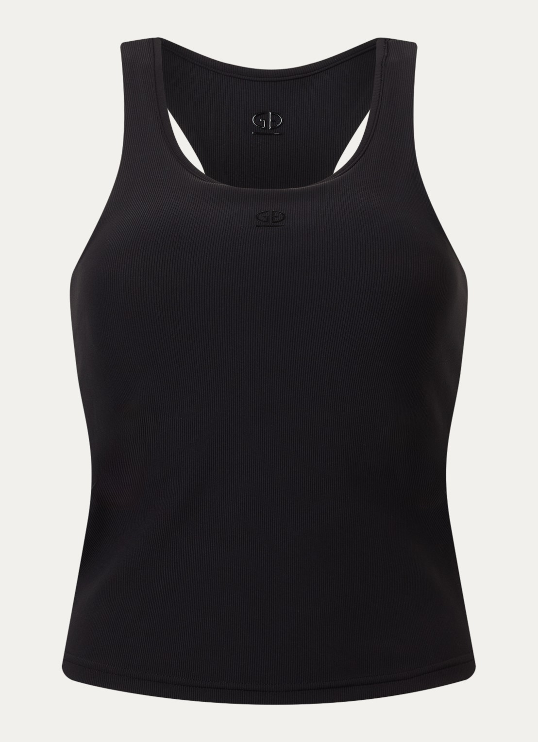 Goldbergh Manon singlet met medium support - voorkant 2 zwart