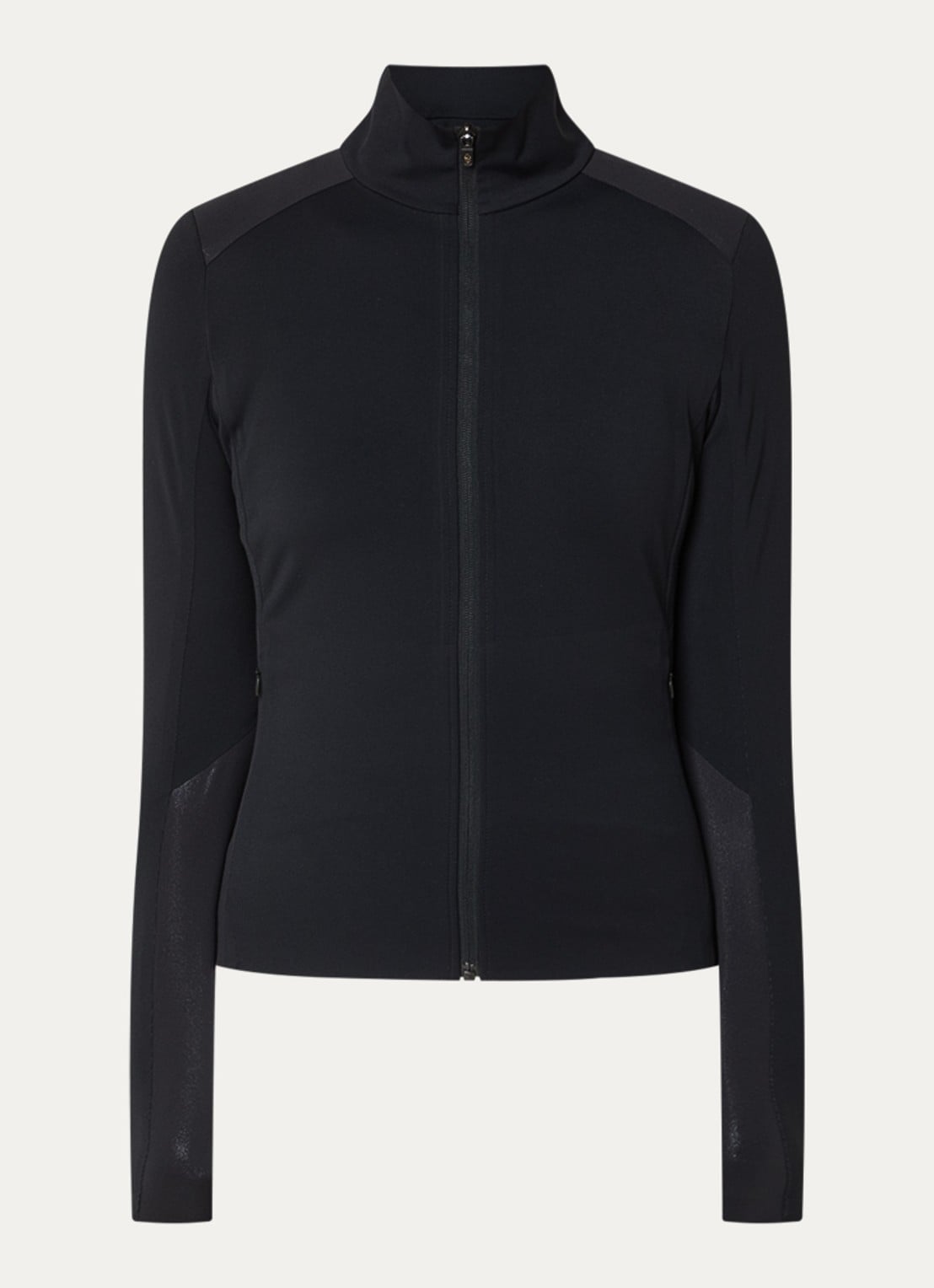 Goldbergh Noella jack met ritszakken - voorkant 3 zwart