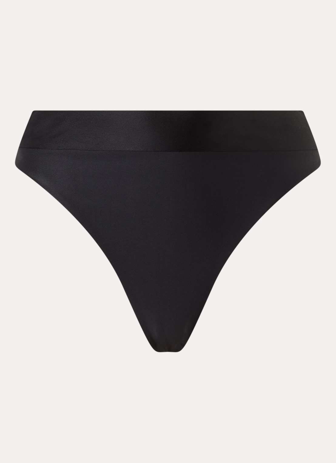 Goldbergh Oceane high waisted hipster bikinislip - voorkant 2 zwart