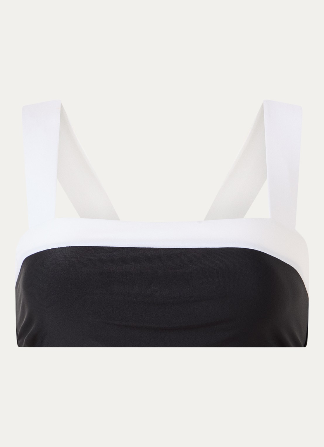 Goldbergh Plonge bandeau bikinitop met uitneembare vulling - voorkant multicolor