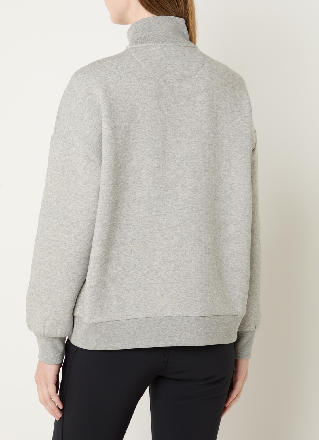 Goldbergh Ramen sweater met print - achterkant 3 grijsmele