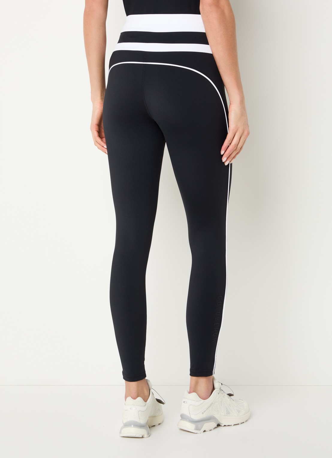 Goldbergh Sandora high waist trainingslegging - achterkant zwart