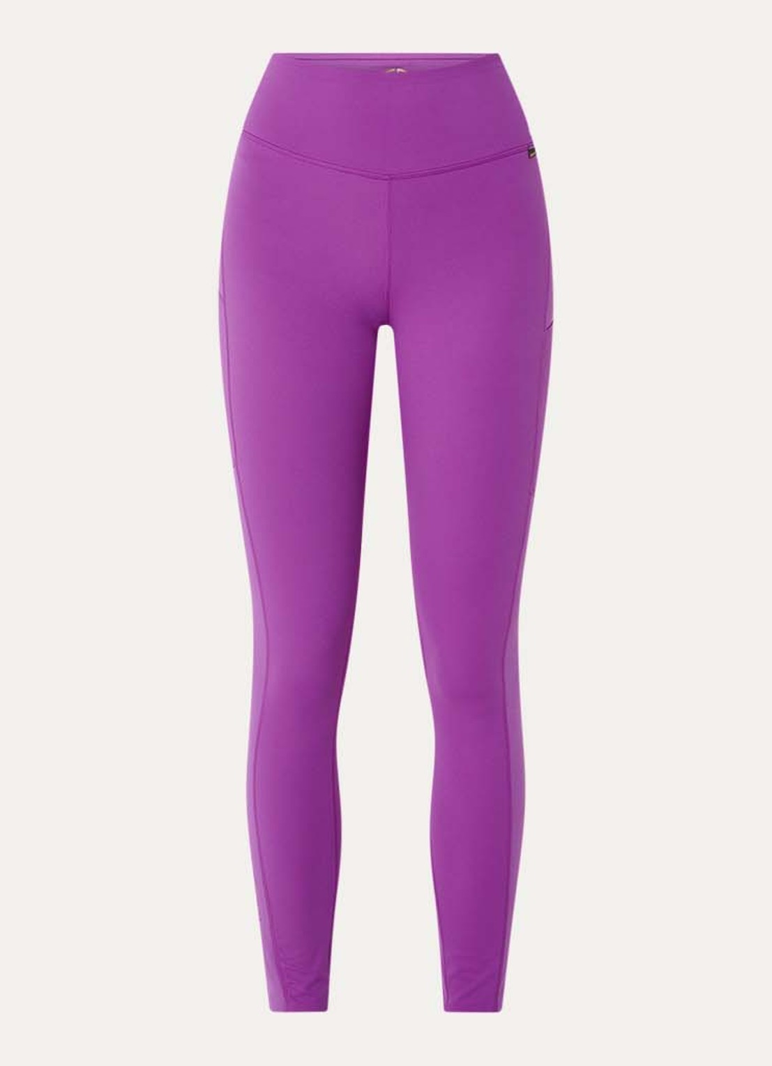 Goldbergh Serenza high waist slim fit legging - voorkant paars